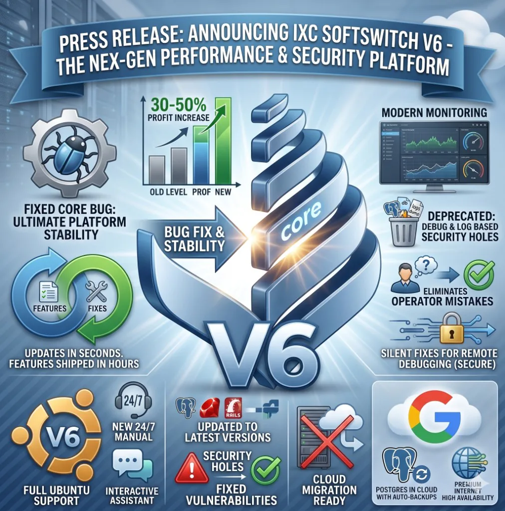 IXC Softswitch V6 — performance, security, and cloud-ready operations