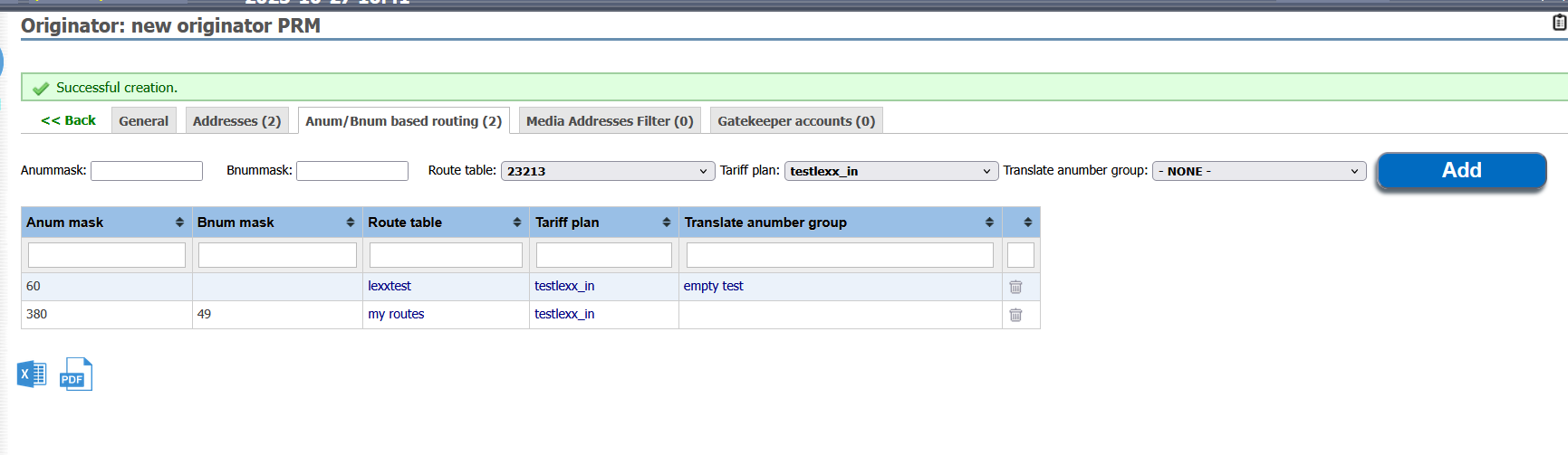 Anum/Bnum routing improvements